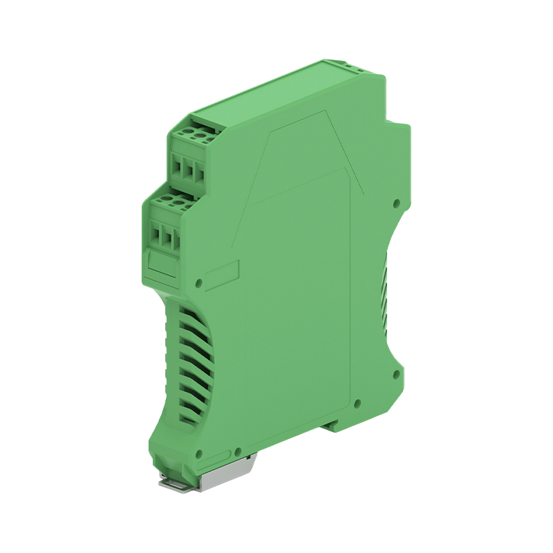 Green Lock Type PCB Mount DIN Rail Electronic Module Housing Enclosure