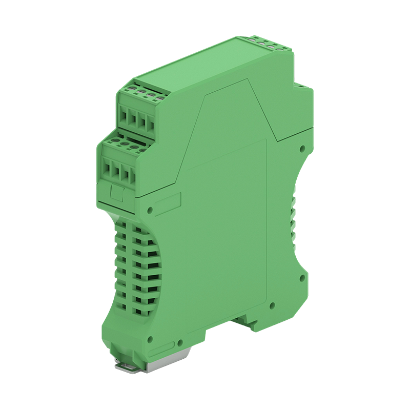 Lock Type PCB Mount  Rail Electronic Module Housing Enclosure with Vent (Green, IP20)