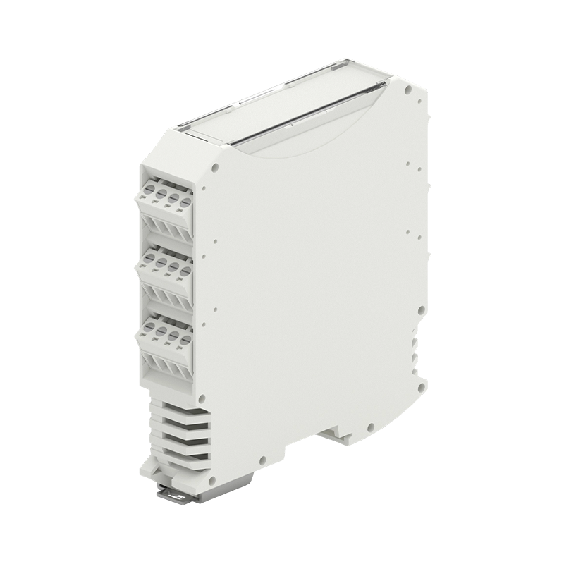 Lock Type PCB Mount 23mm DIN Rail Electronic Module Housing Enclosure with 24 Connections
