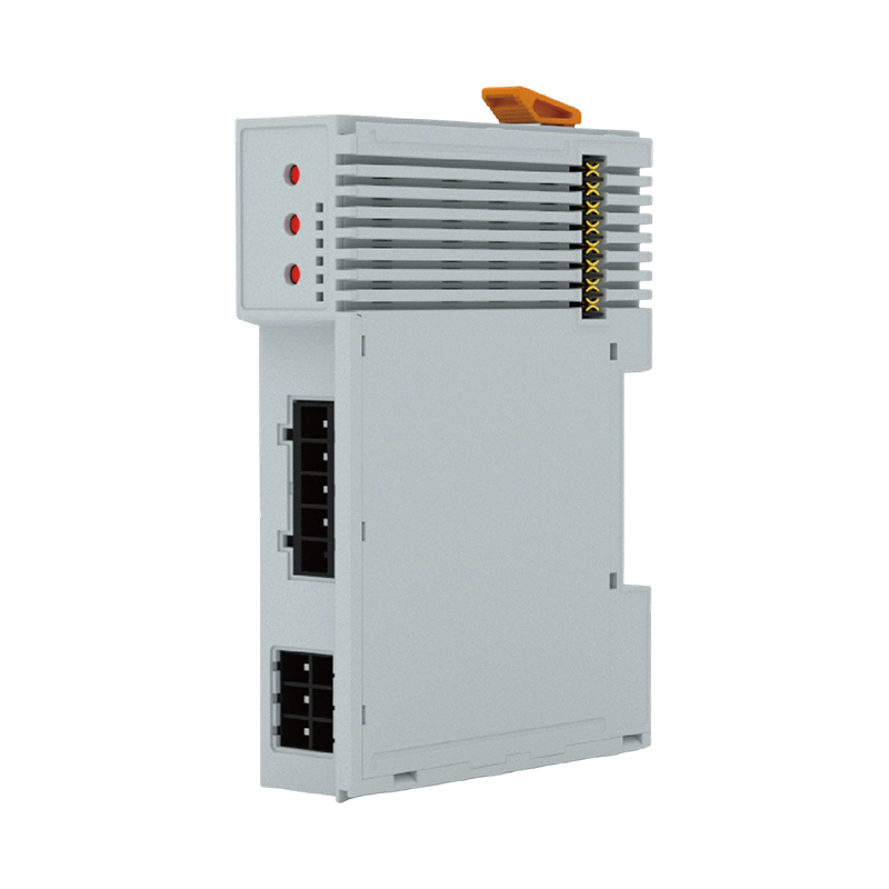 Lock Type PCB Mount I/O Module Housing with Vent (IP20, PC Material, DIN Rail Mount)