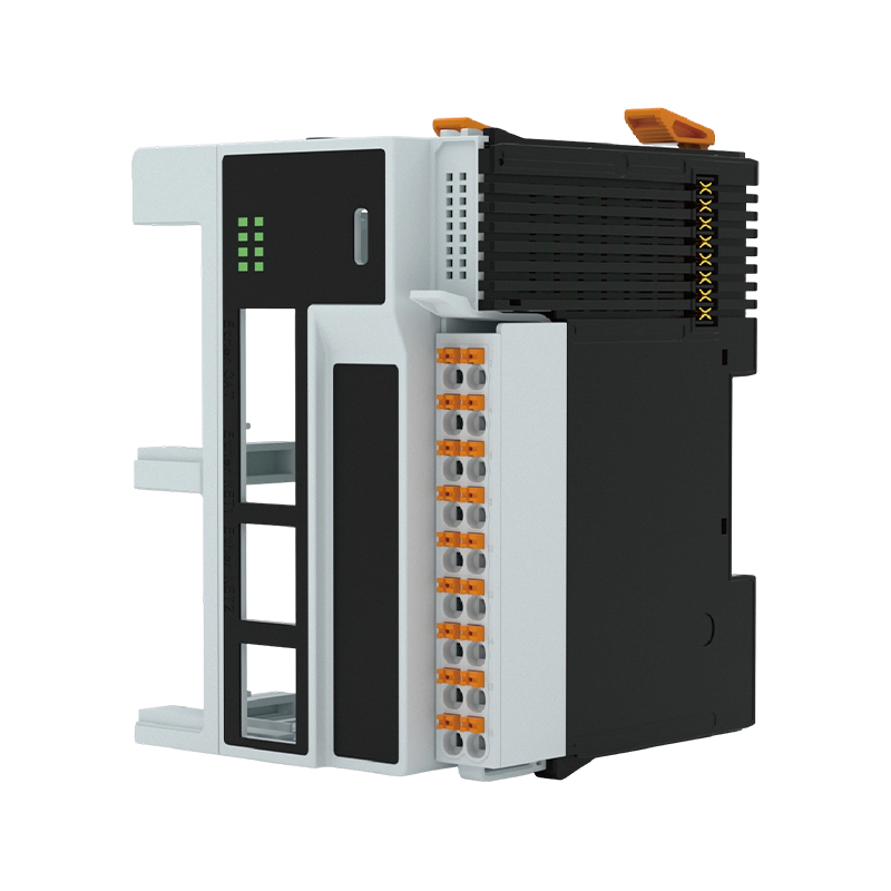 Black & White Lock Type PCB Mount PLC Housing with 18P Connections