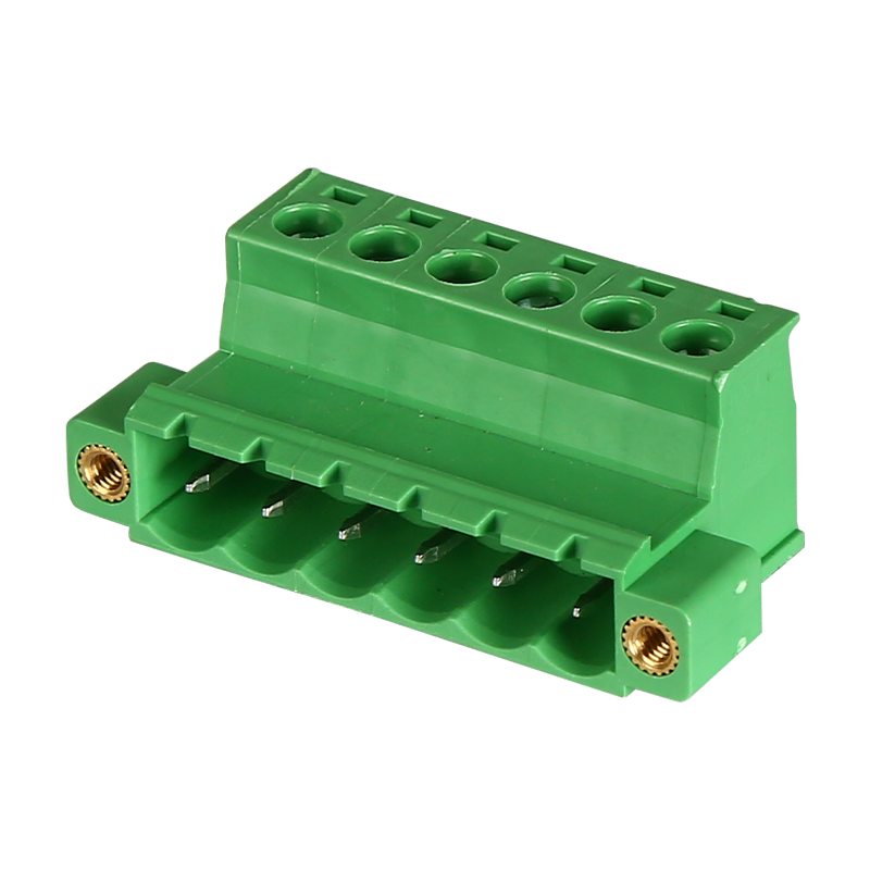 2ESAKRP Pluggable Terminal Block with Screw Flange 5.0/5.08mm Pitch
