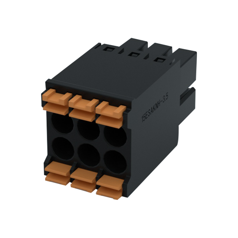 15ESAKNH-3.5 Compact Dual-Layer Connector 300V 8A PA66 UL94V-0