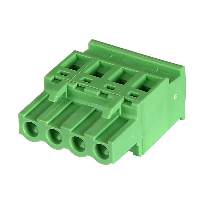 2ESAKM-5.0/5.08 Pluggable Connector with Screw Flange 300V 15A PA66