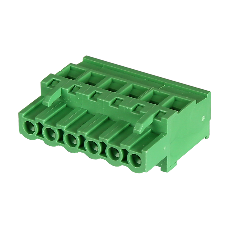 2ESAKA-5.08 Pluggable Connector 300V 15A Right Angle Type PA66