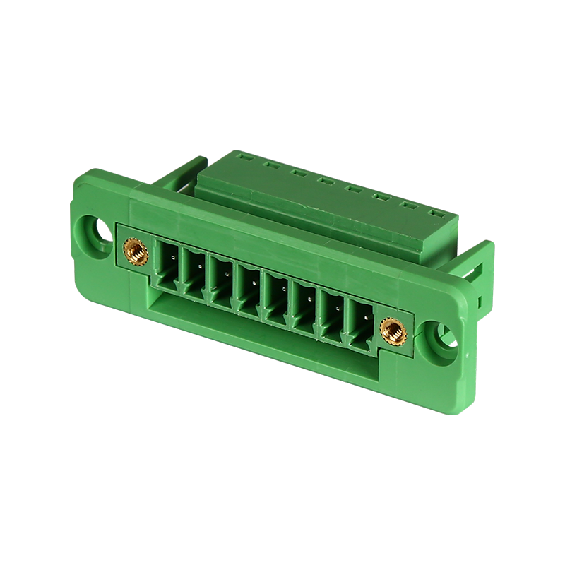 15ESALM Series Panel Mount Pluggable Terminal Block 3.81mm Pitch