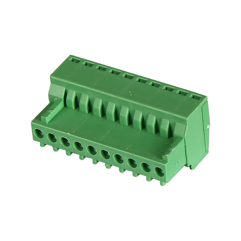 2ESAK-2.5 Series Pluggable Terminal Block 2-18 Poles Green