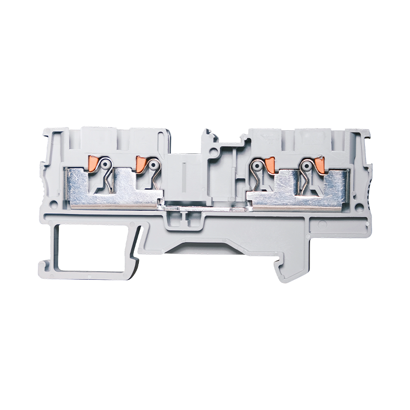 GP4-4 4mm² Push-In DIN Rail Terminal Block, 2-In/2-Out (4-Wire)